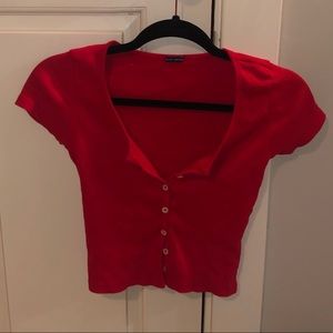 Red Brandy Melville top